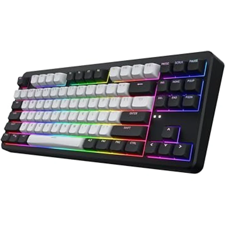 Hator Rockfall 3 TKL Wireless, Gaming-Tastatur mit mechanischen Switches, RGB-LED-Hintergrundbeleuchtung, Schwarz – Bild 6