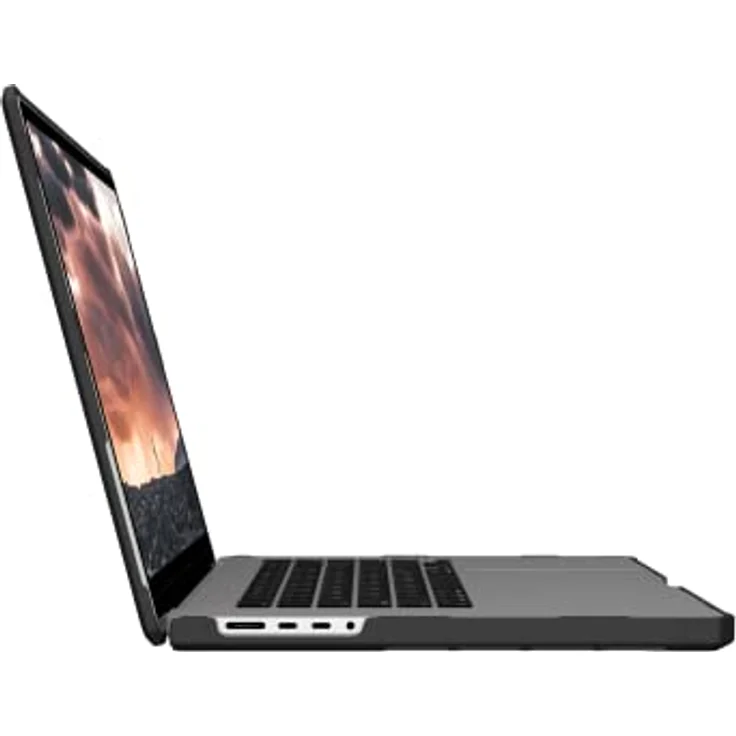 Urban Armor Gear Plyo Case für das Apple MacBook Pro 16" Zoll (M1-2021) Hülle [Sturzfeste Schutzhülle nach US-Militärstandard, Integrierte Lüftungsschlitze] Ice (transparent), 134003114343 – Bild 4