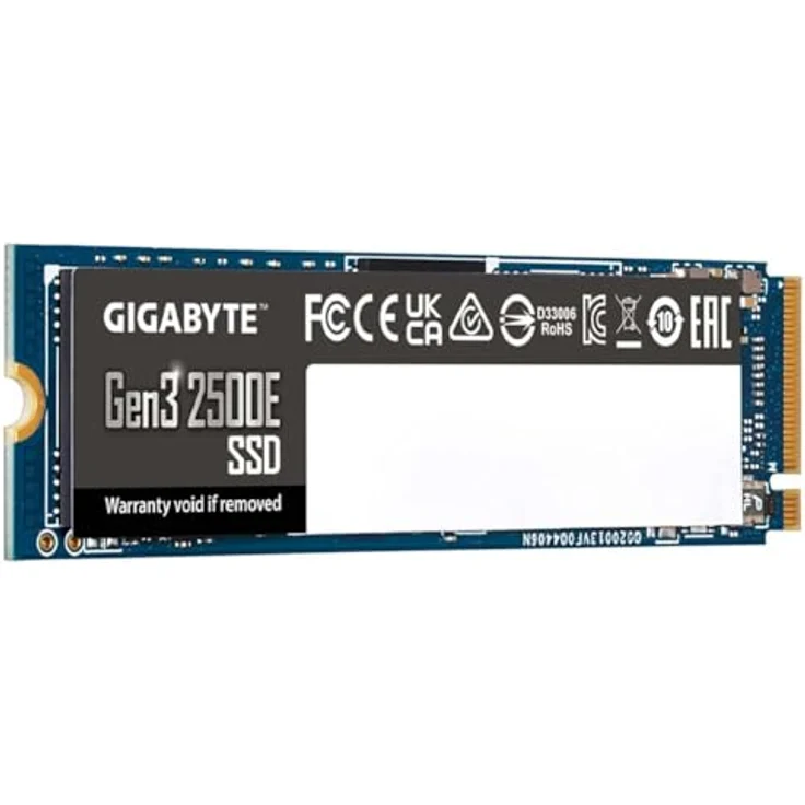 Gigabyte SSD Gen3 2500E 2TB M.2 PCIe G325E2TB, NVME (2000 GB, M.2), blau – Bild 3
