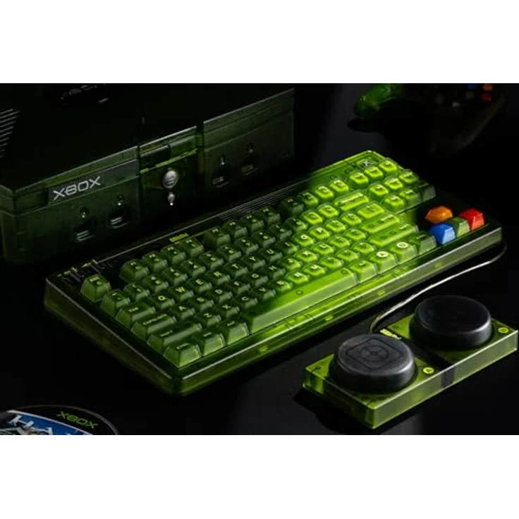 8bitdo Mechanical Keyboard, Retro Bluetooth Tastatur für Xbox/PC/Android, Kabellos, Grüne Kailh Jellyfish X Schalter – Bild 7