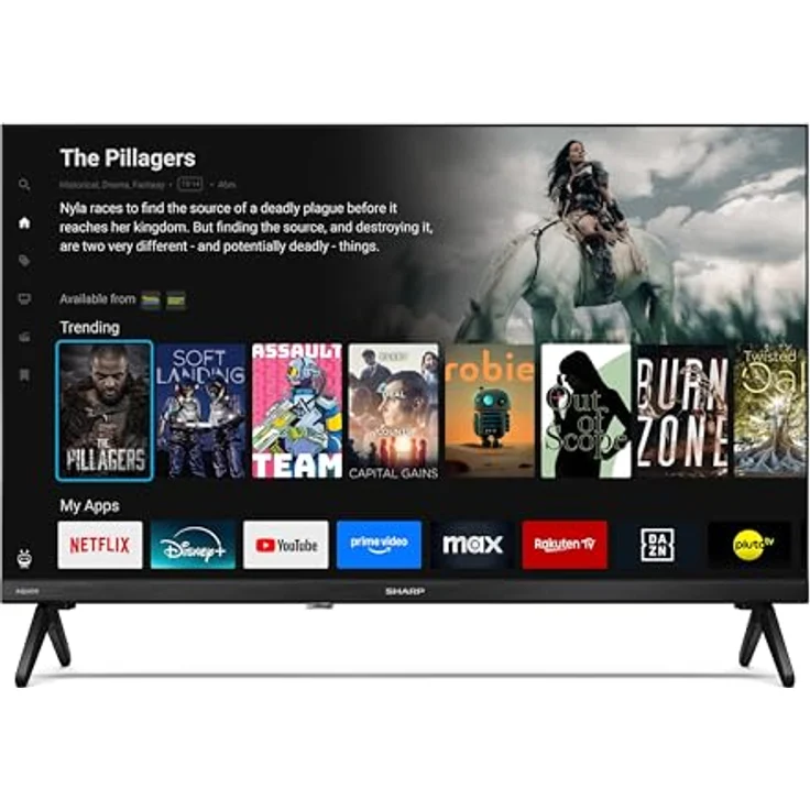 Sharp 24HE2745E, 24 Zoll Smart TV powered by TiVo, HDR Fernseher mit HD Auflösung und Triple-Tuner, LED TV – Bild 2