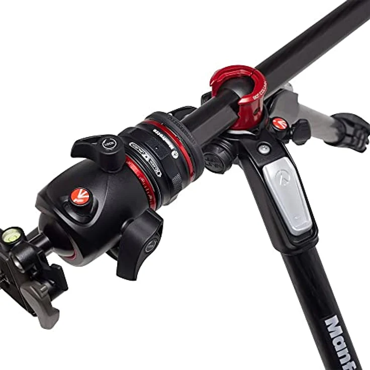 Manfrotto 4 Segment Carbon Stativ Kit, Fotostativ mit Kugelkopf mit Move Quick Release System, Professionelles Fotografie Zubehör Kit, Kamerastativ mit Kamerakopf – Bild 5