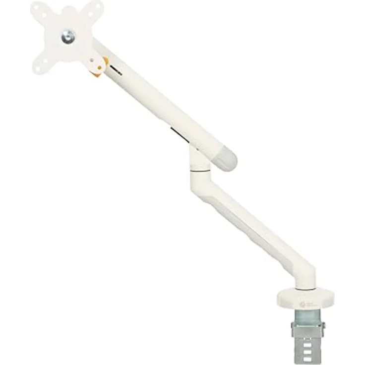 BakkerElkhuizen Bildschirm Halterung BE Flexible Single - Monitor Halterung Tisch - Höhenverstellbar - Weiß – Bild 1