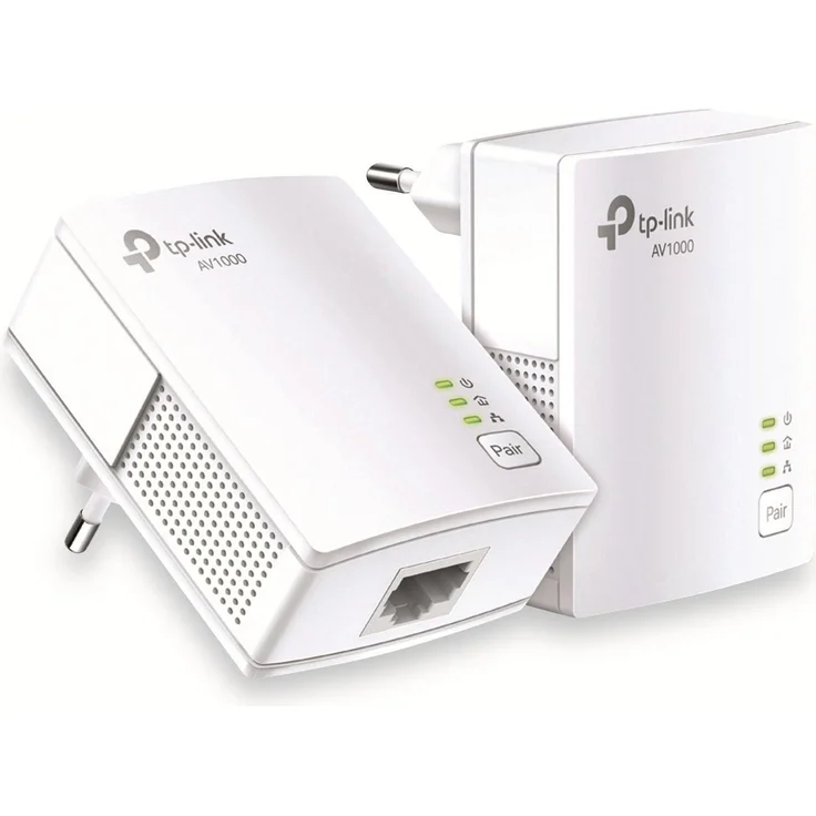 TP-Link TL-PA7017 KIT, Gigabit Powerline Adapter (1000 Mbit/s) mit energiesparendem Modus, Weiß