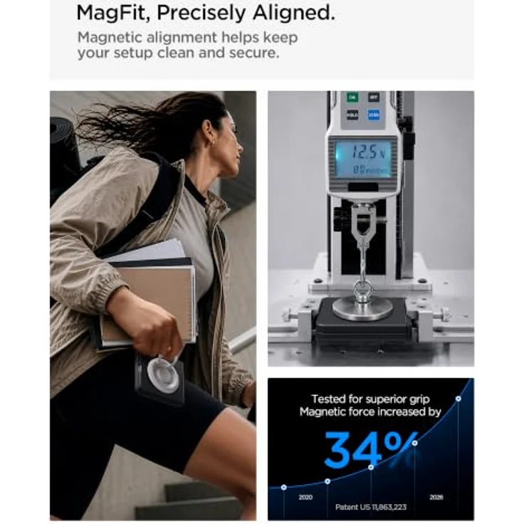 Spigen Air Fit Pro MagSafe, schwarze Handyhülle für Samsung Galaxy Z Flip8 mit vollständiger Scharnierabdeckung und kabelloser Ladeunterstützung – Bild 4