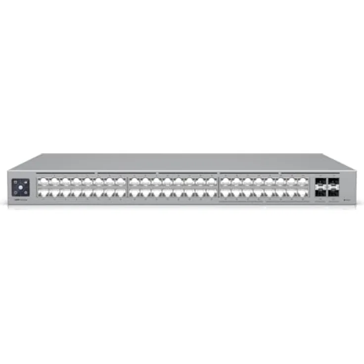 Ubiquiti UniFi USW-PRO-Max-48M RM, Switch mit 48+4P, Stapelbar, 10G-Unterstützung, Rack-Einbau, PoE