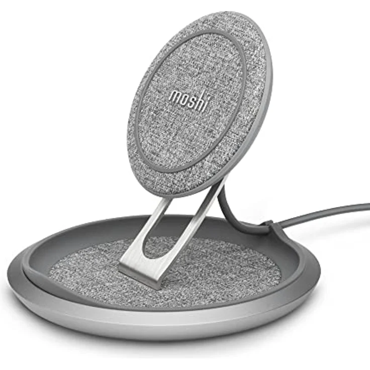 Moshi Lounge Q Indoor (15 W), Wireless Charger, Grau – Bild 1