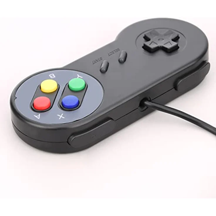 Rii Gaming GP100-2X USB Gamepad Controller, 2er Set, kompatibel mit PC (Windows, Mac, Linux) und Raspberry Pi, ideal für Retrogaming, 1,5 Meter Kabel, Plug-and-Play – Bild 3