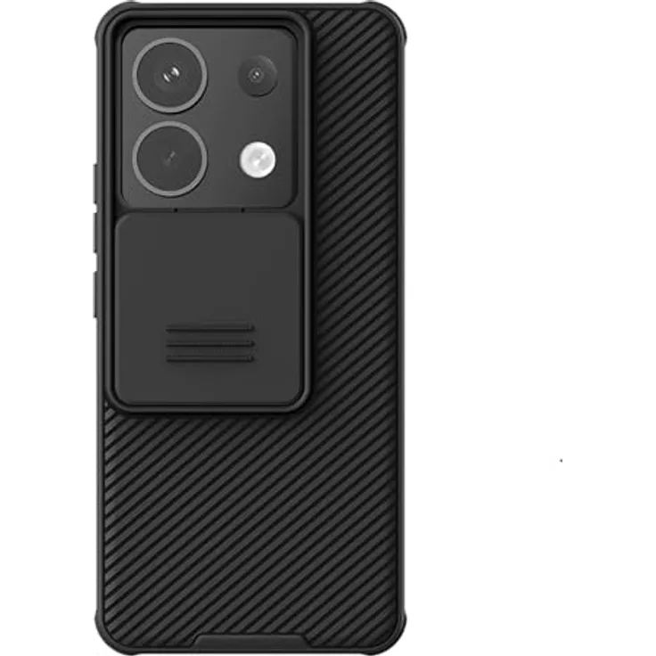 Nillkin CamShield Pro Slider-Kamera-Schutzhülle für Xiaomi Redmi Note 13 Pro (16,7 cm), doppelschichtiger Schutz in Schwarz