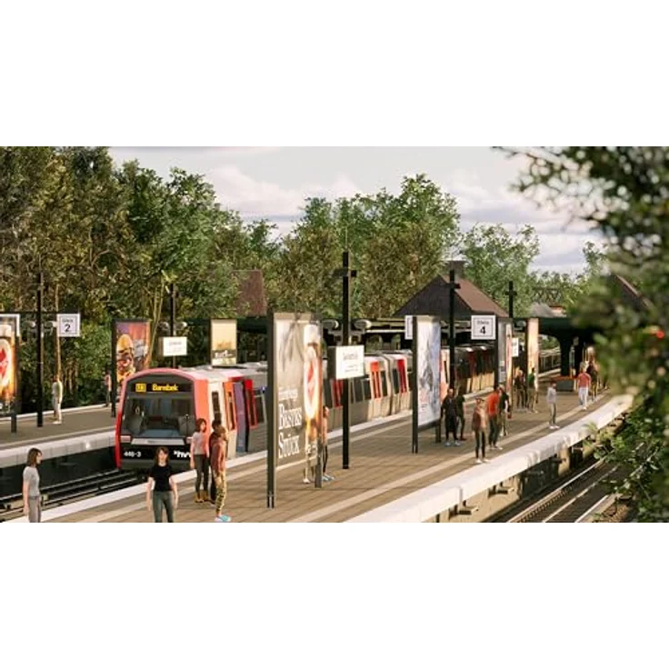 MDM MERIDIEM GAMES Subway Simulator 2: Hamburg & Berlin, PS5 Spiel mit dynamischem Wetter, 41 km Strecke und 51 interaktiven Stationen – Bild 3