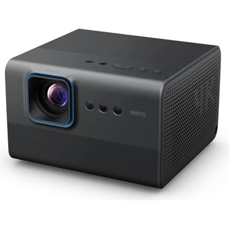 BenQ GP520 4K HDR 2600 lm LED-Wohnzimmerprojektor für Home Entertainment mit Google TV, Auto Cinema Mode, MEMC, Rec.709, HDR10+, HDMI 2.1, USB-A, USB-C, Wifi6, Bluetooth5.2, eARC, Dolby, 7.1 Kanal - Schwarz – Bild 1