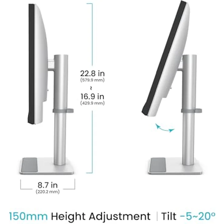 BenQ MA270S 5K Designer Monitor 68,58 cm (27 Zoll) silber 5K, 16:9, 5ms, 450cd/m², 2x USB-C, 2x Thunderbolt 4, HDR10, VESA DisplayHDR 400, KVM, Glossy – Bild 5