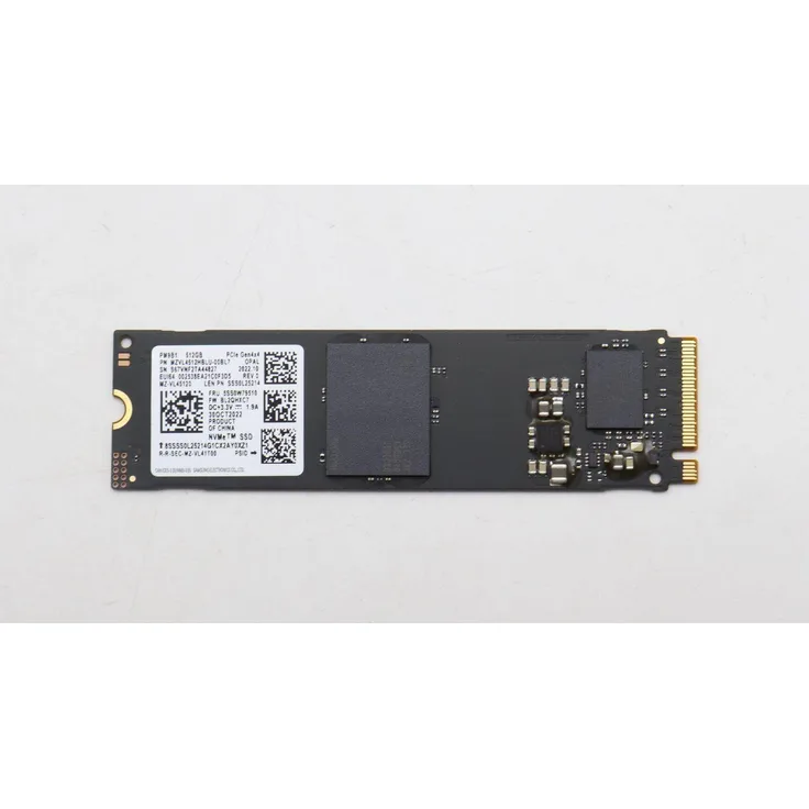Lenovo SSD ASM 512G M.2 2280 PCIe 4.0 NVMe, Hochgeschwindigkeits-Festplatte mit 512 GB Speicherplatz