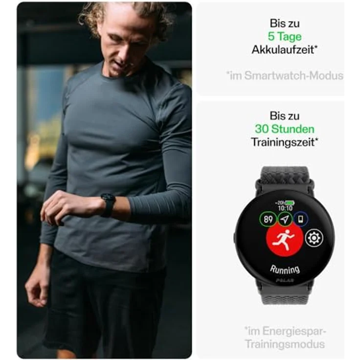 Polar Ignite 3 – Fitness- & Wellness-Smartwatch mit GPS & geflochtenes Armband, Schlafanalyse, AMOLED-Display, 24/7-Activity Tracker, HF, personalisierten Trainingseinheiten, Echtzeit-Sprachführung in blau – Bild 5