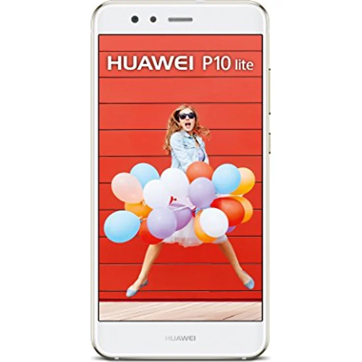 HUAWEI 51091CKM P10 lite Dual-SIM Smartphone (13,2 cm (5,2 Zoll) Touch-Display, 32 GB interner Speicher, Android 7.0) Weiß – Bild 1