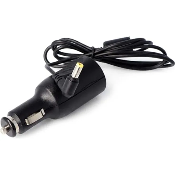 AccuCell DC/DC 12V KFZ-Netzteil, schnelles Laden, Schwarz, kompatibel mit Lenovo IdeaPad S9/S10, MSI Wind U90/U100, LG X110