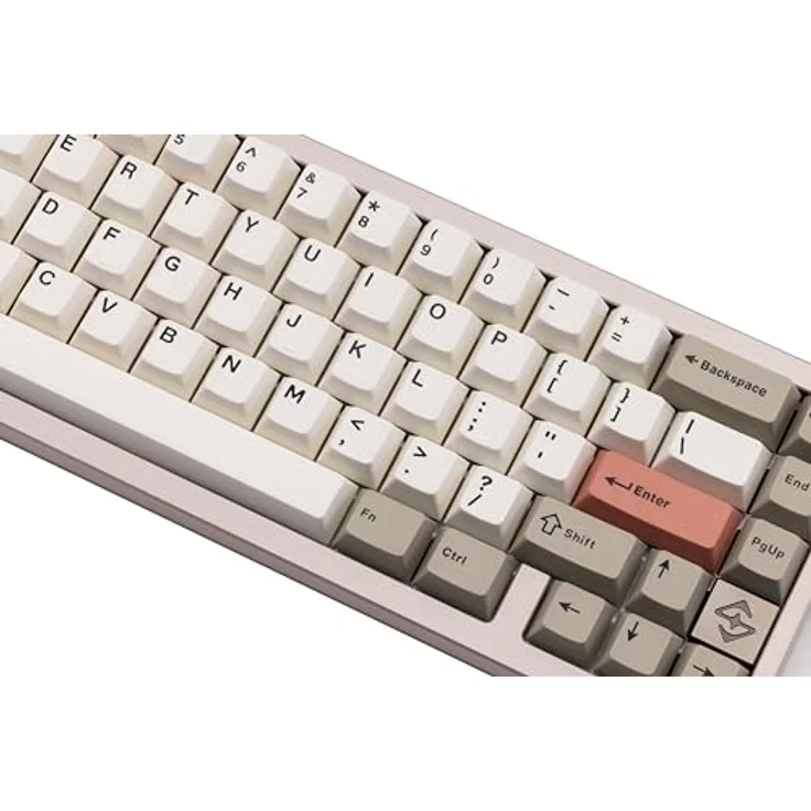 CutiePcs WOBKEY Zen 65 Mechanische Tastatur, CNC-Aluminiumgehäuse, Hot-Swappable, Tri-Mode (BT/2,4G/USB-C), RGB-Beleuchtung, für Mac & Windows, Ultra Warmes Silber – Bild 4