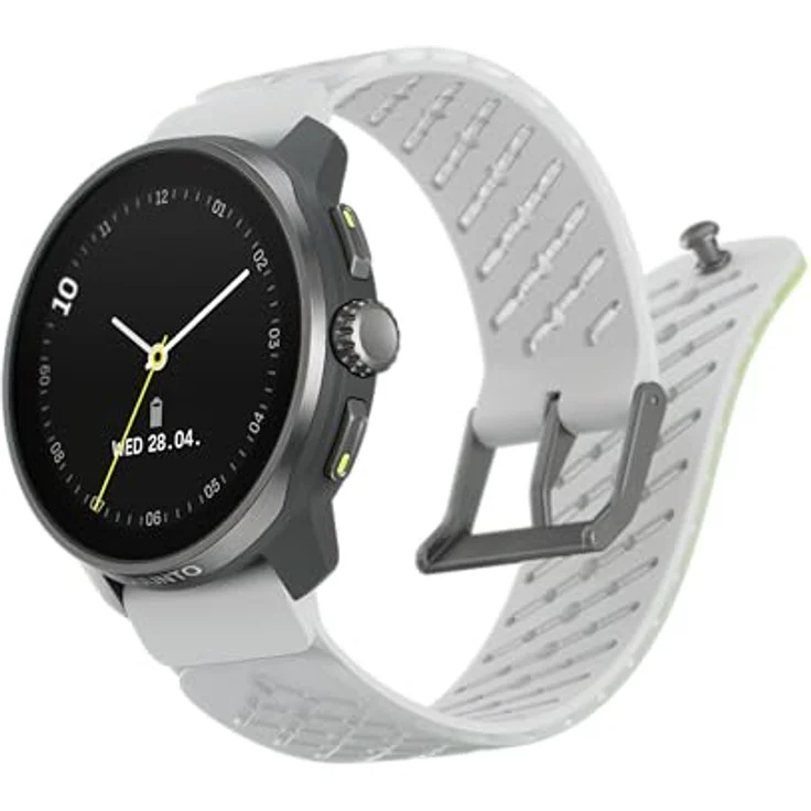 SUUNTO Race S Laufuhr mit AMOLED Touchscreen, Zweifrequenz GPS Sportuhr, Krone & Tastenbedienung, HRV & Schlafverfolgung, KI-basierter Trainingsplan, Kostenlose Offline-Karten, 50m Wasserdicht - Elegante Smartwatch in kompaktem Design, 1,32 Zoll AMOLED Display, bis zu 30 Stunden GPS, Menstruationszyklus-Tracking – Bild 3