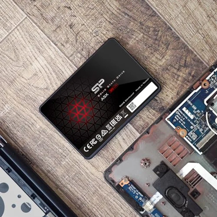 Silicon Power SP256GBSS3A55S25AY, 256GB SSD 3D NAND SLC Cache, SATA III 2.5" 7mm Interne Festplatte – Bild 5