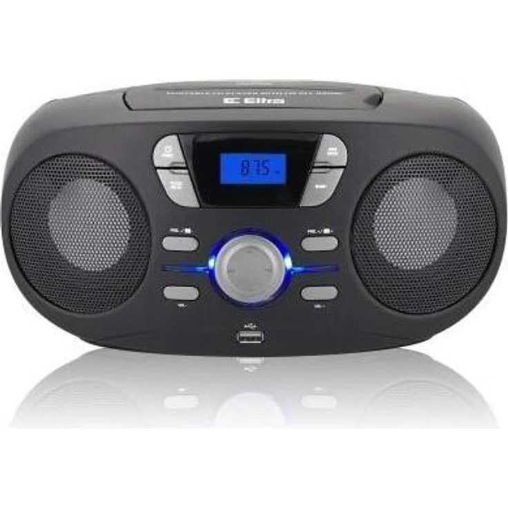 Elta INGA CD70 USB, Digitales PLL-Radio mit MP3-Player und 32 GB USB-Unterstützung, Schwarz