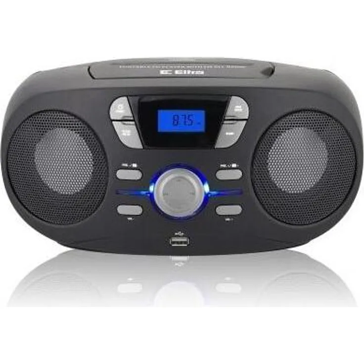 Elta INGA CD70 USB, Digitales PLL-Radio mit MP3-Player und 32 GB USB-Unterstützung, Schwarz