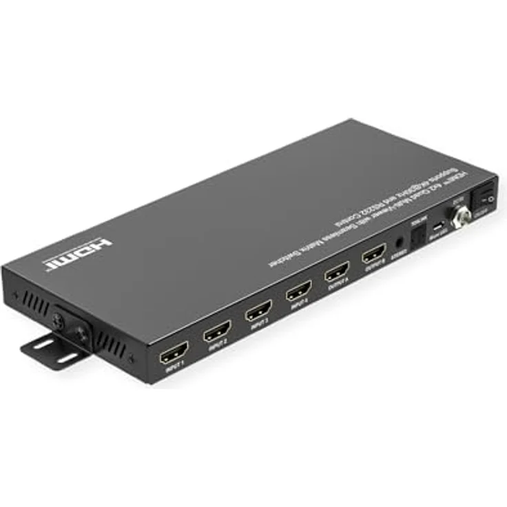 VALUE HDMI Matrix Switch,4x2 Quad Multi-Viewer, Nahtlose Umschaltung, 3840 x 2160@30Hz, Schwarz – Bild 3