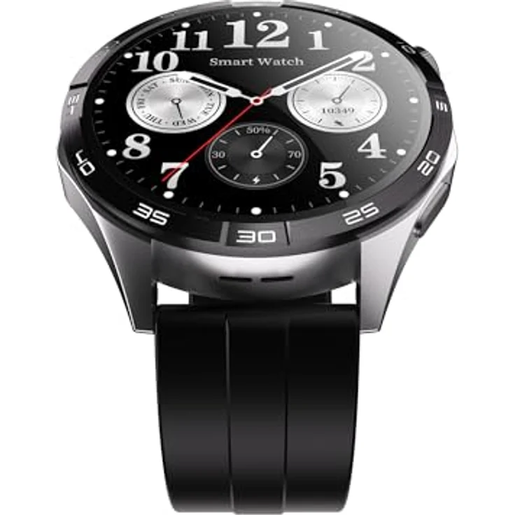 VALDUS VG52 PRO (2025) Silver, Gesundheitsuhr Smartwatch mit Telefoniefunktion, AMOLED Display, Alleskönner Spitzenmodell – Bild 4