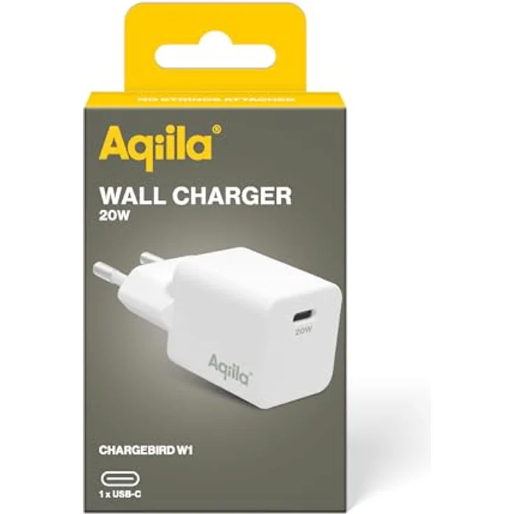 Aqiila Chargebird W1, 20W USB-C Ladeadapter mit Power Delivery und 98% recyceltem Gehäuse – Bild 8