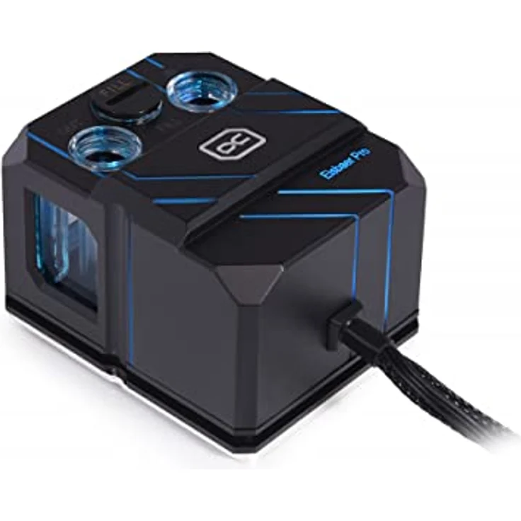 Alphacool 13000 Eisbaer Pro Aurora (Solo) - Digital RGB CPU Kühler, für AMD Threadripper und Ryzen CPUs, vernickeltes Kupfer, Acryl, 10x Digital aRGB LEDs – Bild 1