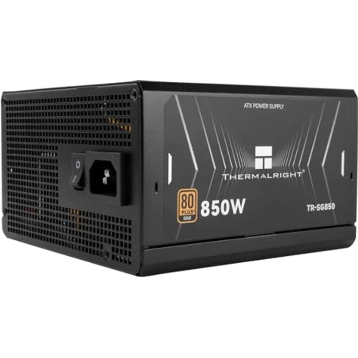 THERMALRIGHT SG850, PC-Netzteil (80+ Gold, modular, ATX 3.1, PCIe 5.1), Schwarz – Bild 1
