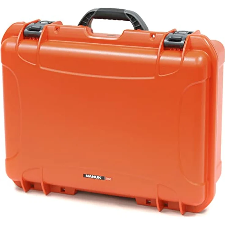 Nanuk 940 Wasserdichter Hartschalenkoffer Mit Plüschschaumeinlage - Orange, PowerClaw Verriegelungssystem, Made in Canada, Lebenslange Garantie – Bild 1