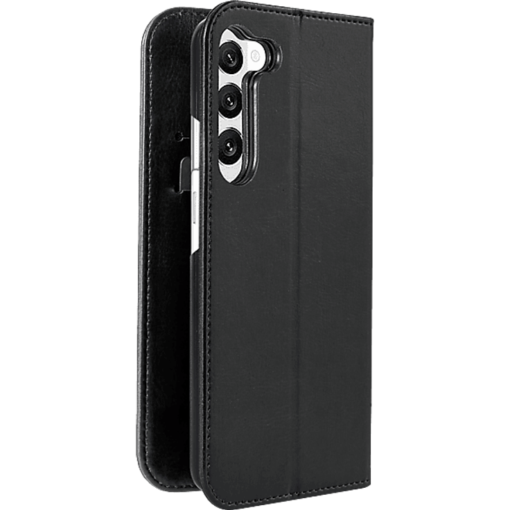 ISY ISC-3131 Bookcover für Samsung Galaxy S23+, Schwarz, mit Wallet-Funktion