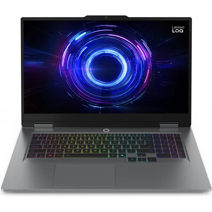 Lenovo LOQ 17IRX10, 17.3" Full HD Laptop mit Intel Core i5-13450HX, 16 GB DDR5 RAM, 1 TB SSD, grau