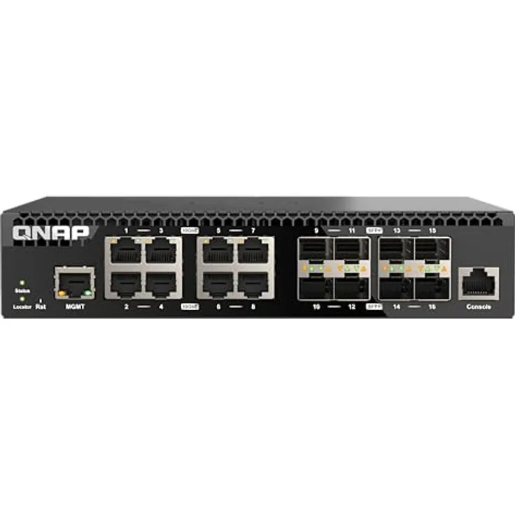 QNAP Switch QSW-M3216R-8S8T | 10 Gigabit, Managed