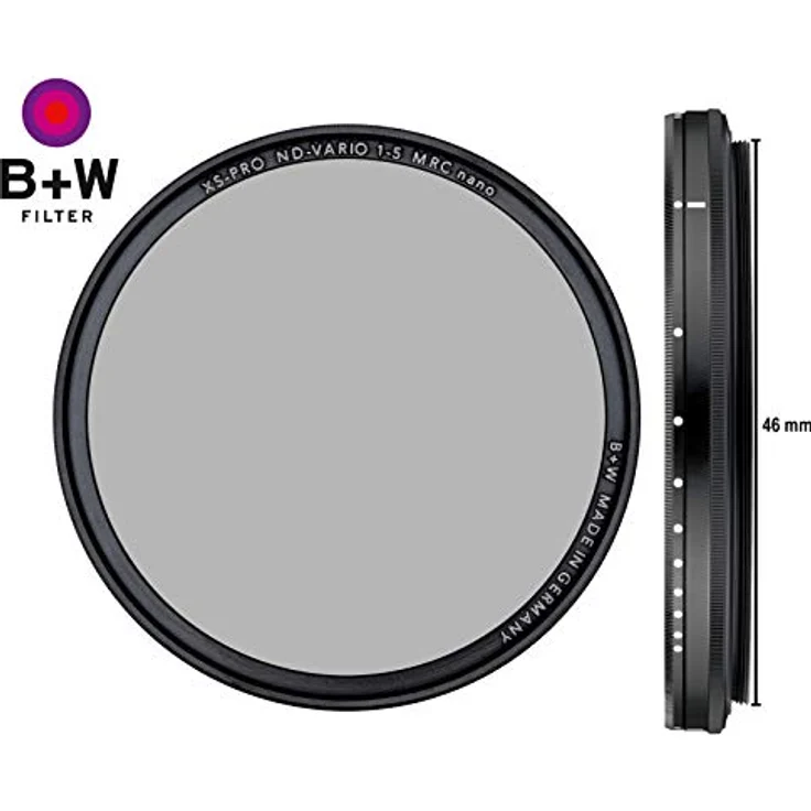 B+W Graufilter ND vario - variabel ND2-32 (52mm, MRC nano, XS-Pro, 16x vergütet, Premium) – Bild 2
