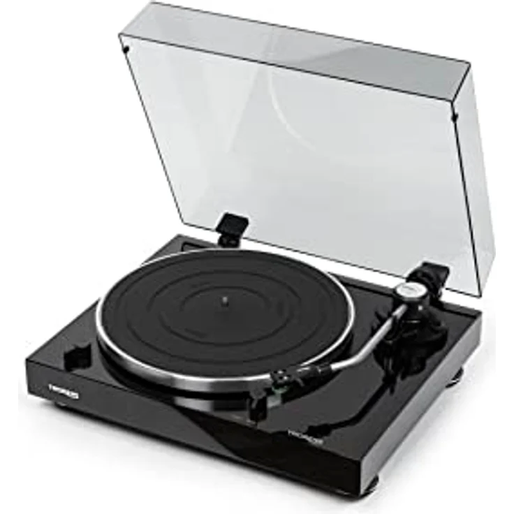 Thorens Plattenspieler TD 204 Hochglanz Schwarz – Bild 3