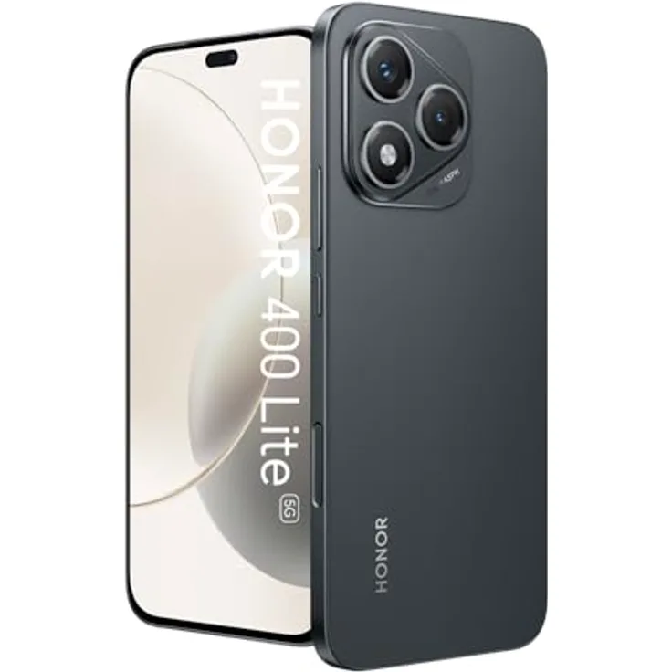 HONOR 400 Lite 8 + 256GB Velvet Black, Smartphone mit großem Speicherplatz