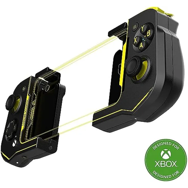 Turtle Beach Atom Für Xbox entwickelter Mobil-Gaming-Controller & Android 8.0+ Geräte mit Bluetooth 4.2 – Schwarz/Gelb