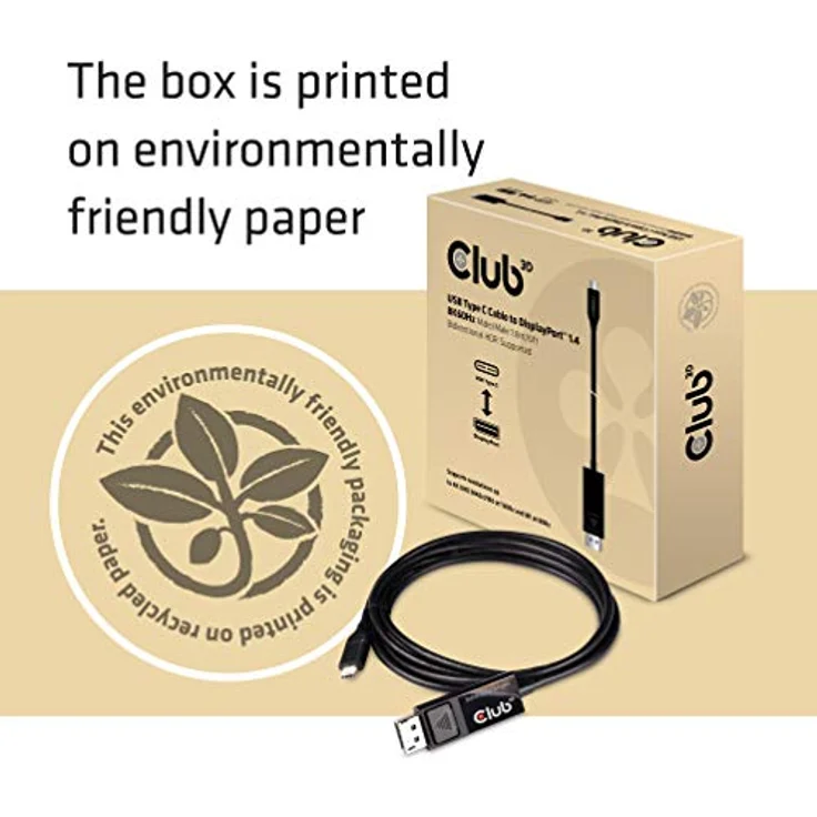 CLUB3D cac-1557 USB C Displayport 1.4 Schwarz – Bild 8