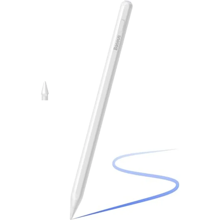 Baseus Smooth Writing 2 Stylus Pen with LED Indicators (white), Stylus, Weiss - Präziser Stift mit Batterieanzeige – Bild 1