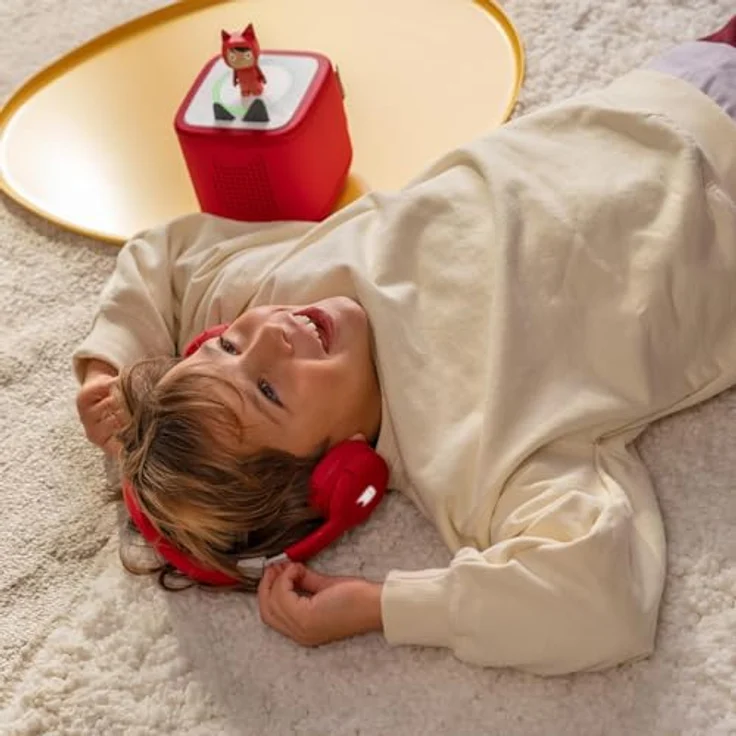 tonies Lauscher Revision Kinder-Kopfhörer, Bluetooth und NFC, kabelloses Hören bis zu 40 Stunden, mit LED-Lichtern – Bild 2