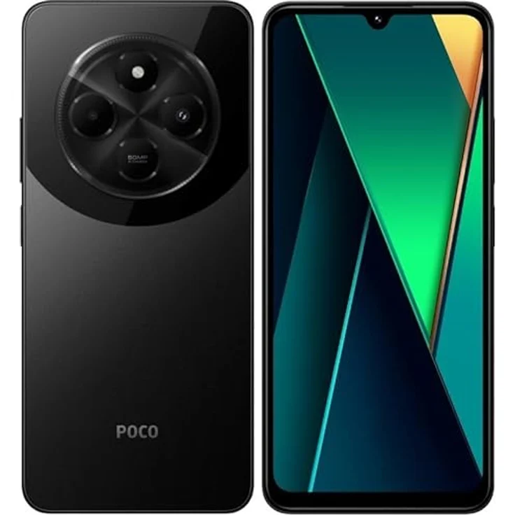 Xiaomi Poco C75, 8 + 256 GB, Dot-Drop-Display, 120 Hz, 18 W Schnellladung, Schwarz – Bild 1