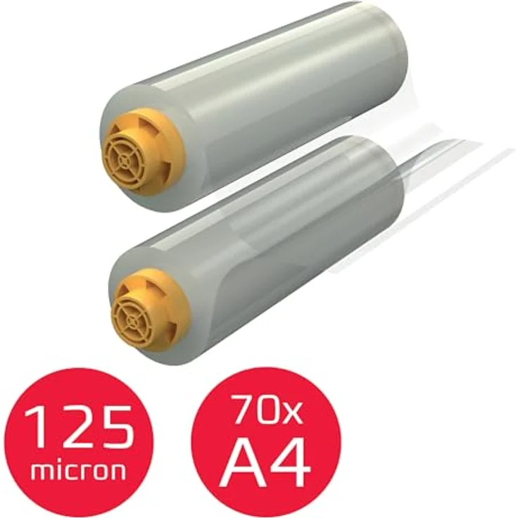 GBC Laminierfolienrolle Velocity, glänzend für diverse Formate bis A4, 125 micron, 1 St., schützt Dokumente und sorgt für edle Farbwiedergabe – Bild 2