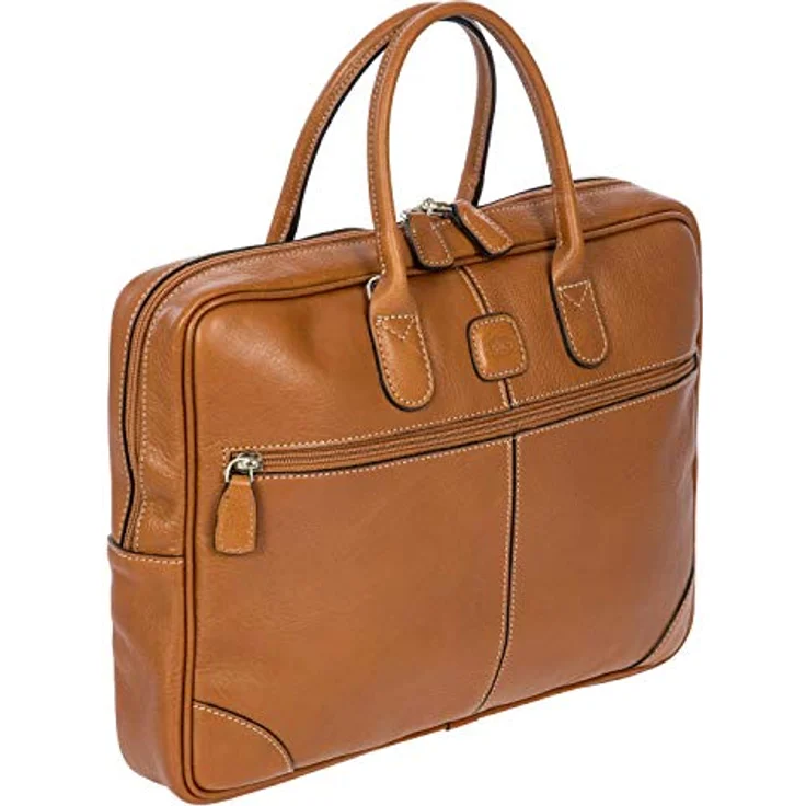 Brics Life Pelle - Aktentasche Leder, Notebooktasche, Braun – Bild 2