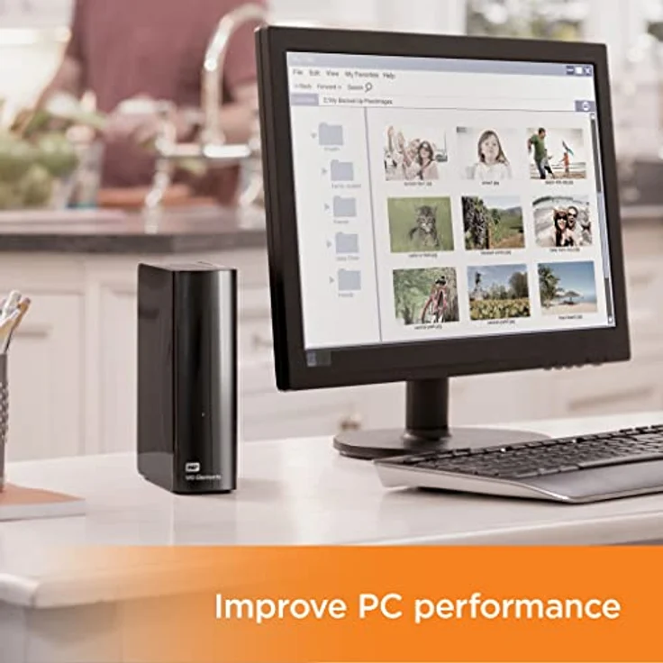 WD Elements Desktop-Speicher 24 TB, USB 3.0 Kompatibel, stoßfest, Schwarz - Preisvergleich – Bild 3