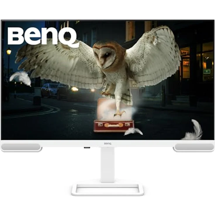 BenQ EW3290U 32" 4K Monitor mit 98% P3, exklusivem AI Contrast, integrierten 2.1-Kanal-Lautsprechern, USB-Typ-C und 3 HDMI, ergonomischem Design in schwarz – Bild 1