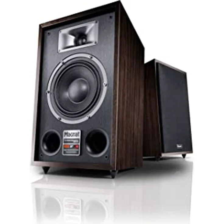 Magnat Transpuls 800A, aktive Retrolautsprecher mit vielfältigen Anschlüssen wie HDMI® mit ARC oder Bluetooth® 5.0, 1 Paar