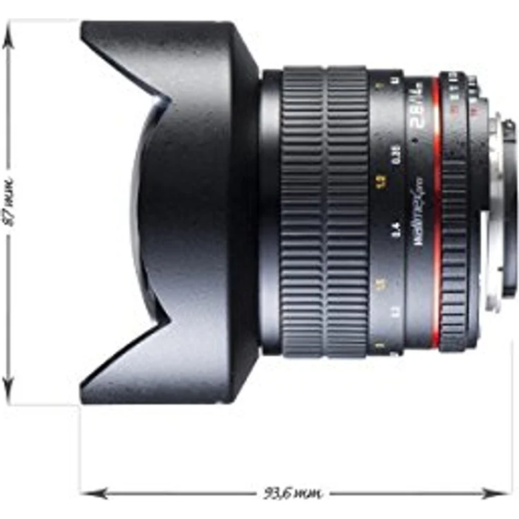 Walimex pro 14-2,8 DSLR Nikon F AE – Bild 5