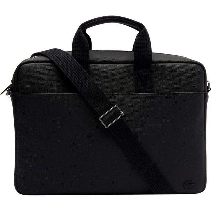Lacoste Laptoptasche Men's Classic - Laptoptasche 15" 39 cm, gepolstertes Laptopfach, abnehmbarer Schultergurt - schwarz