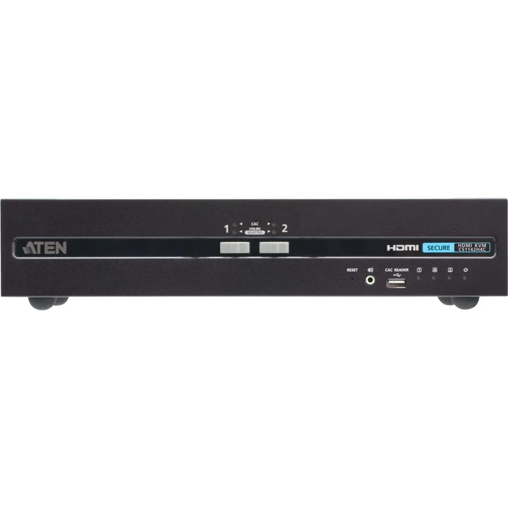 Aten CS1142H4C, Secure KVM-Switch mit HDMI, PSD PP v4.0 Zertifizierung, Schwarz